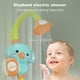 thumbnail image 2 of Elefante eléctrico 360, juguetes de baño para niños, bomba de chorro de agua para bebés, bomba para bañera, juguetes de ducha con mangueraelefante azul zhangmengya unisex, 2 of 2