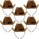 thumbnail image 1 of Sombrero de vaquero TUNC Mini Diadema 6 Piezas Marrón, 1 of 5