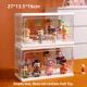 thumbnail image 3 of Caja misteriosa de gran capacidad, expositor de figuras coleccionables, caja organizadora de juguetes para muñecas Jasmine Bubble Matt a prueba de polvo, 3 of 5