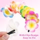 thumbnail image 5 of Pinzas para el cabello con flores de plumeria vibrantes para mujer, accesorios de verano de estilo hawaiano, juego de 12 piezas, 5 of 7