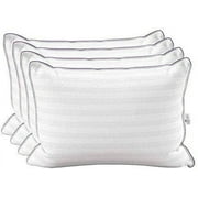 4 of our Luxury Synthetic Down Hypoallergenic Pillows By Queen Anne Pillow Co. Allergy Free Pillows for the Bedroom (Standard Medium)