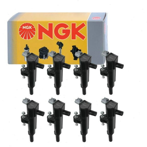 8 pc NGK Ignition Coils compatible with Dodge Durango 4.7L V8 2008-2009