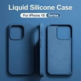 thumbnail image 2 of Luxury Shockproof For iPhone 16 Pro Max Case Liquid Silicone Cases For Apple iPhone 16 Plus Bumper Soft Cover Phone Accessories White For iPhone 16 Plus, 2 of 6