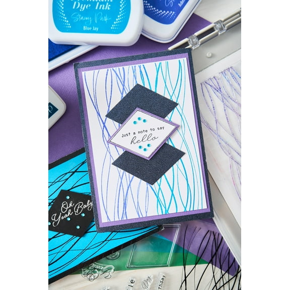 Sizzix Clear Stamps & Framelits Die Set - Creative Coordinations, Live Wire by Stacey Park, 15PK