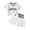 X001 White, variant on Kaprioy Cheer Outfits for Girls Toddler Baby Girl Cheerleader Outfit Shirt Tops Skirt Set Cheer Uniform Outfit Cheerleading Clothes
