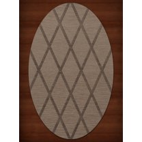 Dalyn Dover Area Rug DV11 Dv11 Stone Lines Diamonds 12' x 18' Oval