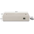 thumbnail image 4 of Real Flame Aegean 70" Rectangle Steel Propane or Natural Gas Fire Pit Table in Light Sand, 4 of 11