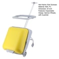 thumbnail image 5 of ASKMZ Small Rolling Suitcase Mom Suitcase Toddler Hard Luggage with Guardrail for Travel, Seat Design, Ergonomic Pull Rod, 5 of 9