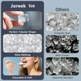 thumbnail image 6 of Joreek Nugget Ice Maker Countertop with 3.2Qt Water Tank, Ready in 5-8min, 40lbs Per Day, Soft Chewable Pellet Ice, Self-Cleaning Pebble Ice Maker Machine for Home/Party/RV/Camping, 6 of 8