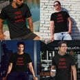 thumbnail image 3 of Greenyef Graphics I Paused My Game to Be Here Gamer Gift Funny Tee Men's T-Shirt Style-13 (Black & Red, Large), 3 of 6
