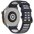 thumbnail image 4 of 22mm Smart Sports Watch Two-Color Silicone Replacement Strap, Breathable, Lightweight, Sweat & Water Resistant, Versatile for Various Occasions, 4 of 5