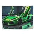 thumbnail image 5 of Sheronv Sports Car Tapestry Wall Hanging Unique Style Graphic Tapestries Home Wall Decor Art for Living Room Bedroom Apartment Farmhouse Dorm 40x30inch, 5 of 6