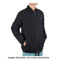 thumbnail image 3 of Chamarra George Talla CH Estilo Baseball Lisa Negro, 3 of 4