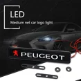 thumbnail image 2 of Lámpara LED con emblema para parrilla delantera de coche, para Peugeot 208, 306, 3008, 408, 508, 205, 4008, 5008, 106, 206, 308, 406, 407, 207, 2008, 107, 307, 2 of 4