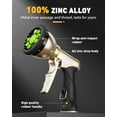 RAINPOINT Garden Hose Nozzle, Heavy Duty Metal Water Hose Sprayer