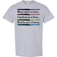 thumbnail image 3 of Inktastic Funny Flute Music Quote T-Shirt, 3 of 5