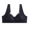 thumbnail image 1 of Kabnic Wireless Plus Size Bras, Full Coverage Bras, Middle Aged And Elderly Bras Without Steel Rings Large Size Underwear Front Button Style Bra Comfortable Bra, 1 of 2