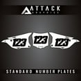 thumbnail image 2 of Attack Graphics Number Plate Backgrounds for Kawasaki KX85 2015, 2 of 2
