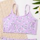 thumbnail image 4 of Augper Toddler Kids Baby Girls Fashion Cute Flower Print Solid Color Swimming Trunks Seaside Swimsuit Set, 4 of 7
