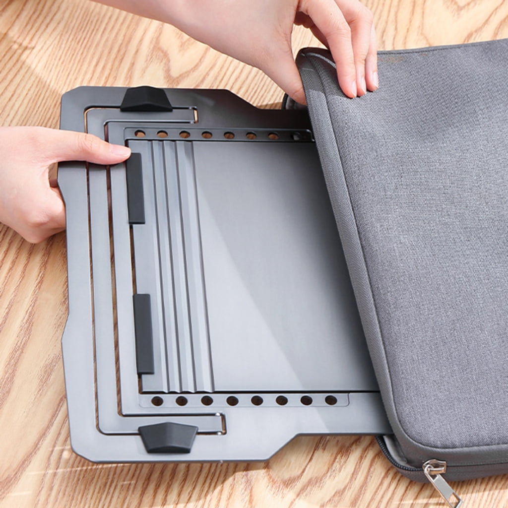 Metal Laptop Cooling Pad Gaming Laptop Coolers Adjustable Fan Height Stand Semiconductor Cooling Bracket for Laptop