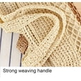 thumbnail image 5 of Straw Beach Bags, Women'S Handbags Woven Bags, Handmade Summer Beach Bags Beach Picnic Vacation Straw Handbags, 5 of 5
