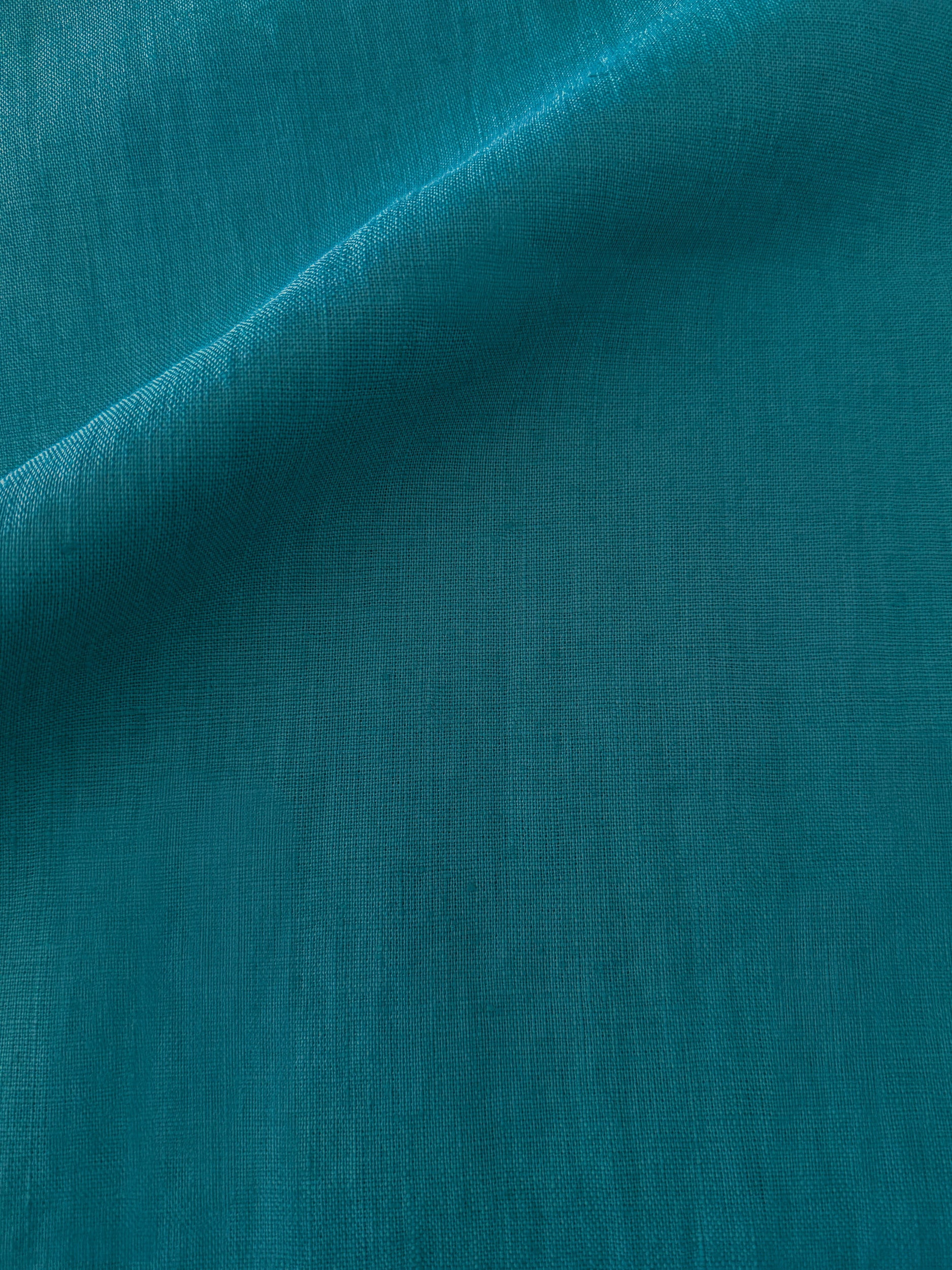 So Soft Linen Peacock Blue Body Pillow Down Alternative