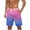 Pink, variant on Mens Athletic Shorts Summer Casual Beach Shorts with Pockets Elastic Waist Drawstring Shorts