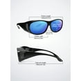 thumbnail image 5 of TINHAO Fit Over Wrap Sunglasses Polarized Wear Over Eyeglasses 100% UV Protection for Men and Women, 5 of 6