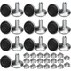 thumbnail image 1 of Paquete de 20 patas ajustables para muebles, tornillos de nivelación para patas de muebles, sillas, mesas, 1 of 5