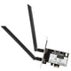 thumbnail image 2 of Tarjeta de red inalámbrica Bluetooth, tarjeta de red PCI-E para PC de escritorio de 1300Mbps para Qualcomm QCNF resistente y resistente, 2 of 8