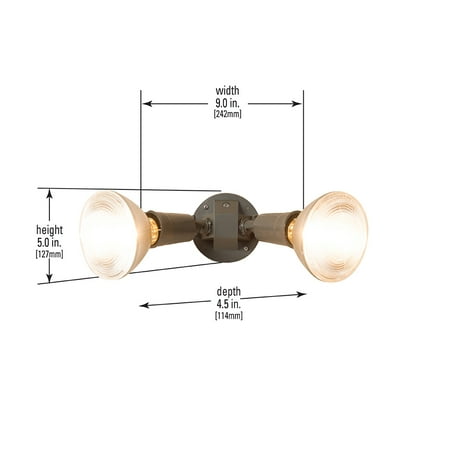 All-Pro Incandescent Dusk-To-Dawn Floodlight Fixture