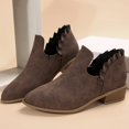 thumbnail image 2 of NOKIO Stylish Women'S Ankle Boots Trendy Women'S Ankle Booties Women'S Fashionable Short Boots Ankle Boots Short Boots Single Shoes For Ladies Casual Shoes Women'S Stylish Block Heel Ankle Boots, 2 of 4