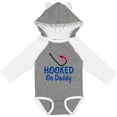 thumbnail image 3 of Inktastic Fishing Hooked on Daddy Boys or Girls Long Sleeve Baby Bodysuit, 3 of 5