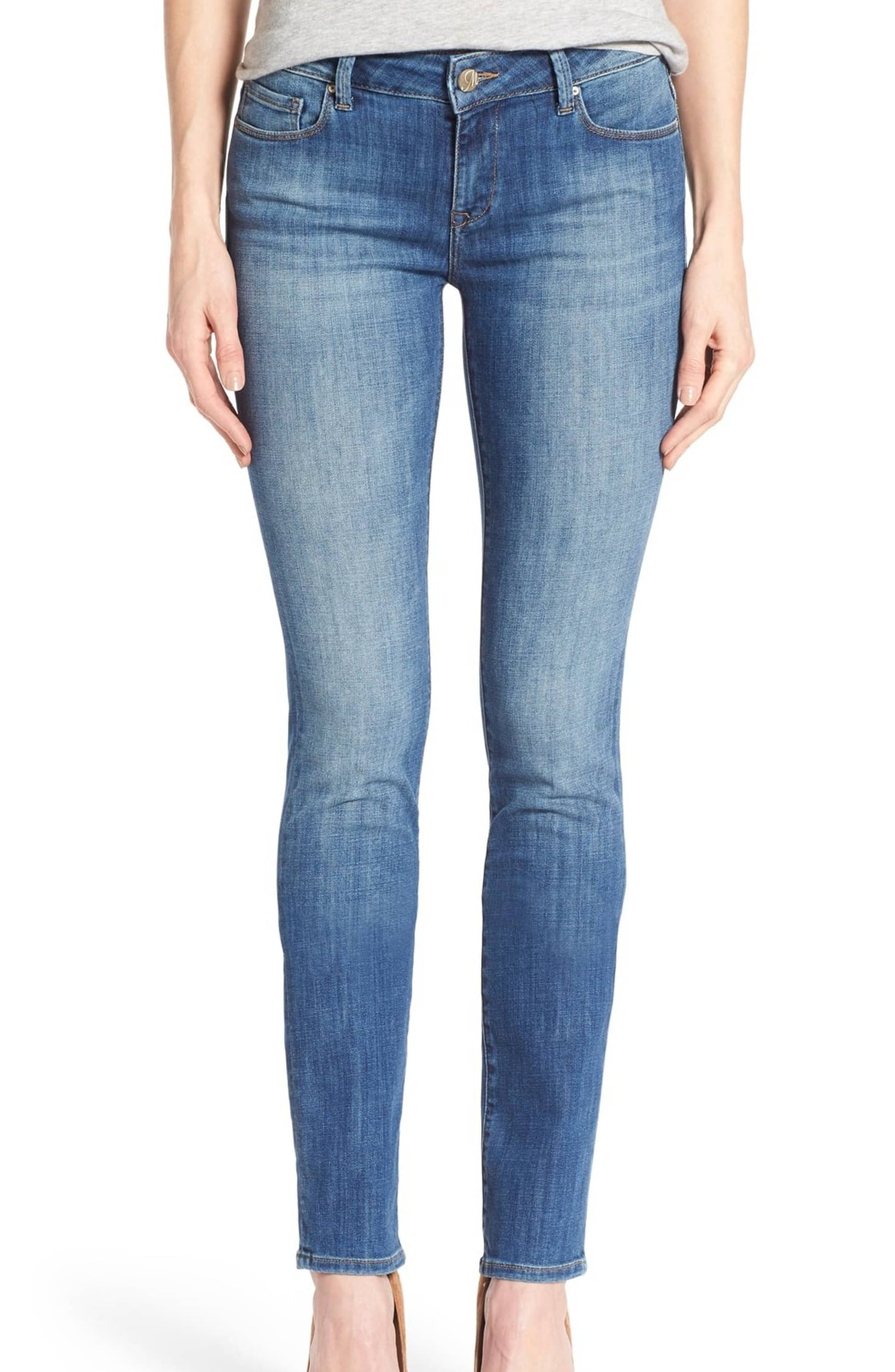Mavi Jeans - Women 25x32 Mid Rise Straight Leg Stretch ...