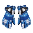 thumbnail image 2 of Joernso 1 Pair Skiing Gloves High Insulation Warming Keeping Waterproof Winter Unisex Kids Snow Gloves for Outdoor, 2 of 8