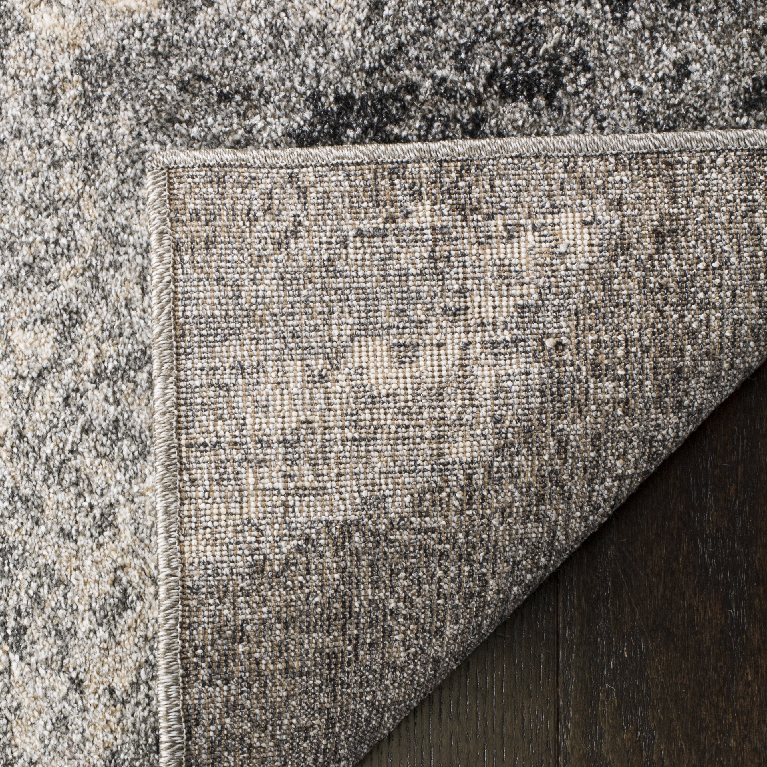 Safavieh Retro Panit Abstract Area Rug, Gray/Ivory, 3' x 3' Square
