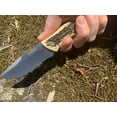 thumbnail image 6 of Camillus Western Cross Trail 7" Fixed Tactical Knife, 3.75" Drop-Point Blade with Sheath, Stag, 6 of 9