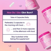 Obvi Collagenic Burn for Weight Loss, Collagen Peptides Infused Thermogenic Burner, 120 Capsules