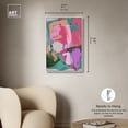 thumbnail image 5 of Miles Away II Retro Modern Abstract Canvas Wall Art by Art Remedy, White Floater Frame, 20"x30", 5 of 7