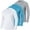 HazeWhiteGrey, variant on Mens UPF 50+ Swim Shirts Outdoor Long Sleeve Sun Protection Workout Shirts for Athletic,Running,Fishing,Hiking