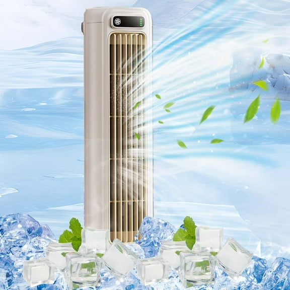 Dongrere Wall-mounted Fan for Bedroom Cooling Bladeless Fan Charging Model Summer Fan for Kitchen, Dorm, Room, Home, Office