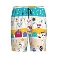 thumbnail image 4 of Naloa Funny Farm Men's Short Pajama Pants, Lounge Comfort Shorts with Elasticized Waistband and Side Pockets - Small, 4 of 9