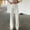 White, variant on Women’s High Waist Jeans, Straight Wide Leg Button Zip up Denim Pants, Fashion Casual Loose Pants with Pockets