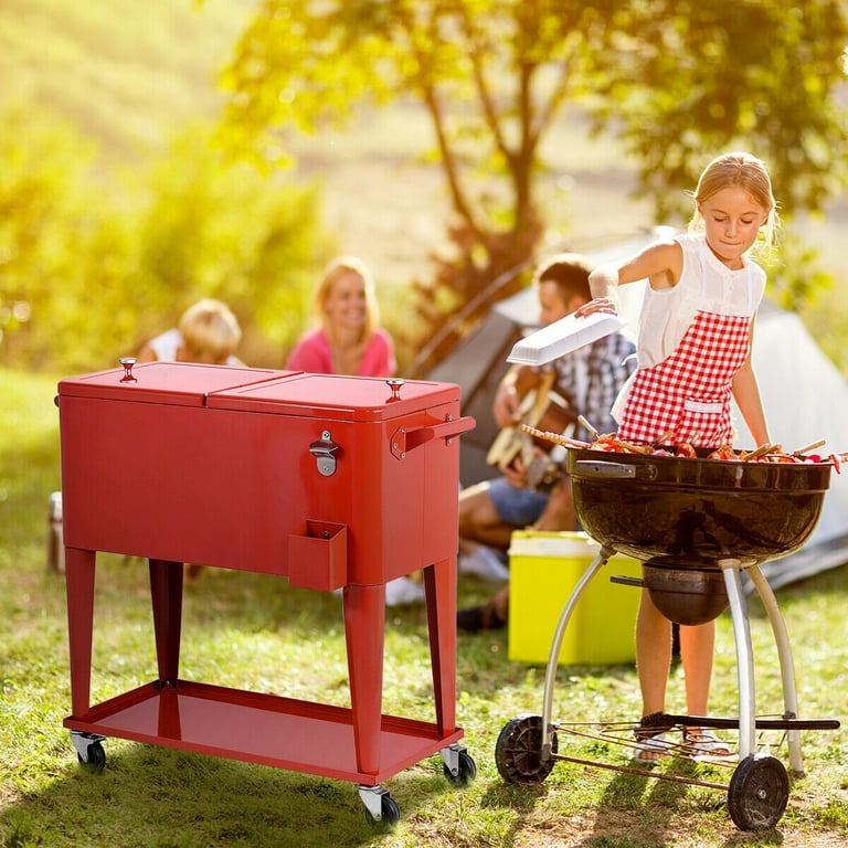 Metal rolling fashion cooler