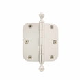 thumbnail image 3 of Grandeur 824305 3.5 X 3.5" Plain Bearing 5/8" Radius Corner Mortise Door Hinge - Chrome, 3 of 7