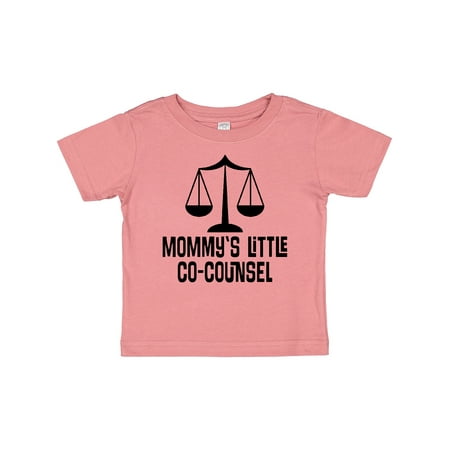 

Inktastic Mommy Little Co Counsel Lawyer Gift Baby Boy or Baby Girl T-Shirt