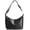 Black, variant on Hobo Bags for Women Soft Foldable Vegan Leather Shoulder Handbag Stylish Slouchy Tote Purses (Coffee)