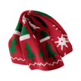 thumbnail image 3 of LEKODE Unisex Adult Christmas Knit Scarf, Long Wrap Festive Printed Neck Warmer for Cold‑Weather Winter Daily and Holiday Party E A One Size, 3 of 4