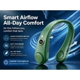 thumbnail image 3 of New Portable Neck Fan, Hands Free Bladeless Fan,5 Speeds USB Powered Desk Fan Rechargeable Headphone Design Wearable Personal Fan, 3 of 9