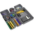 thumbnail image 1 of Nc56 8 Pieces, Desk Drawer Organizer, Filing System Made Of Felt, Drawer Organizer Office Felt, Desk Organizer Drawer Organizer, Desk Drawer Organizer Trays. (Gray), 1 of 7